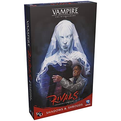 Vampire: The Masquerade – Rivals Shadows & Shrouds Expansion | Adds Lasombra & Hecata Clans, Deck Customization, Requires Core Set, 2-4 Players, Ages 14+