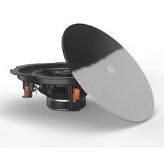 AUDAC CIRA7 24/W QuickFit™ 2-way 6.5" ceiling speaker with TwistFix™ grill, Hvid, 8Ω & 100V