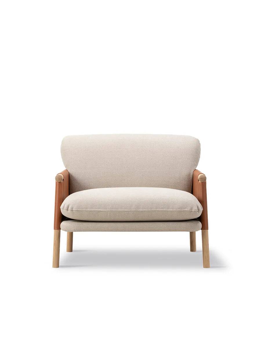 Savannah Loungestol, grand linen/max 95 fra Fredericia Furniture - Jacobsen Plus