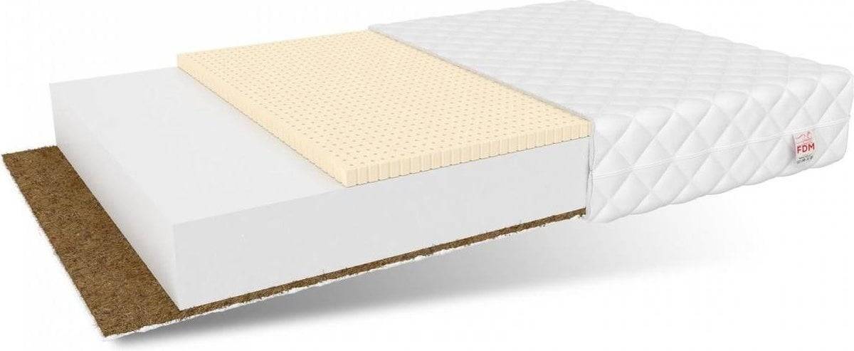 Madras 80x160 - koldskum - 11cm - kokoslag - latex ventilation