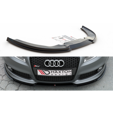 Maxton Front Splitter V.1 Audi RS4 B7 - Gloss Black