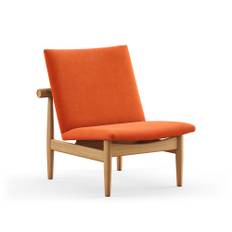 House of Finn Juhl - Japan Chair, Dark oiled oak, Cat. 3 Watercolour, Pumpkin Spice - Fåtöljer - Finn Juhl - Orange,Träfärgad - Trä/Textilmaterial