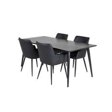 Balisa Matbord 180 cm med 4 st Casper Karmstol Konstläder - Matgrupper