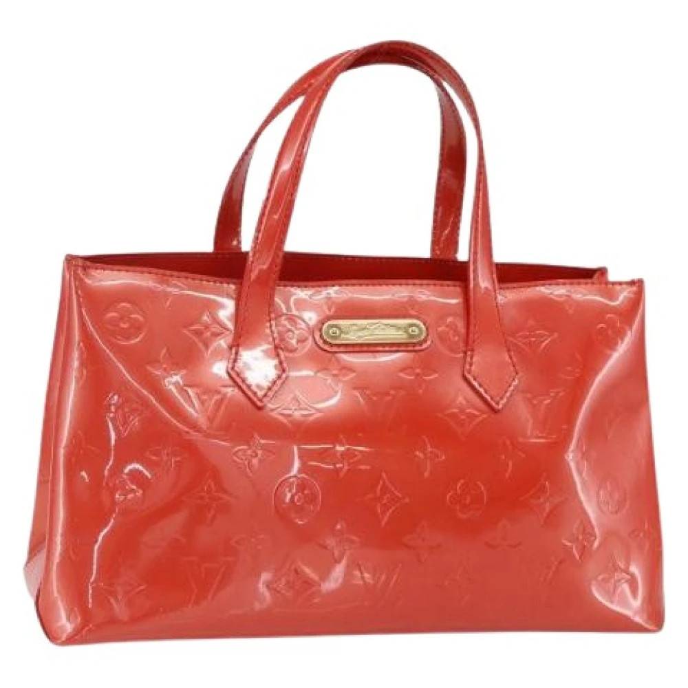 Louis Vuitton Vintage Pre-owned Vintage Læder Håndtaske - Vintage - Dame - Rød - ONE SIZE - Læder