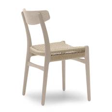 CH23 Chair - Natur papperssnöre - Såpad ek