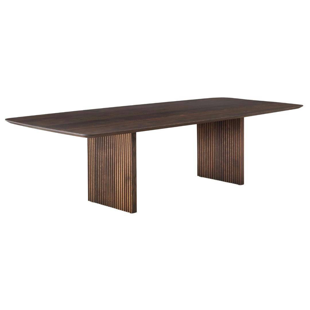 dk3 Ten Table Rectangular Matbord Smoked Oak Oil 270x105x72