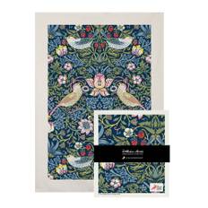 Citronelles - William Morris set kökshandduk & disktrasa Strawberry thief