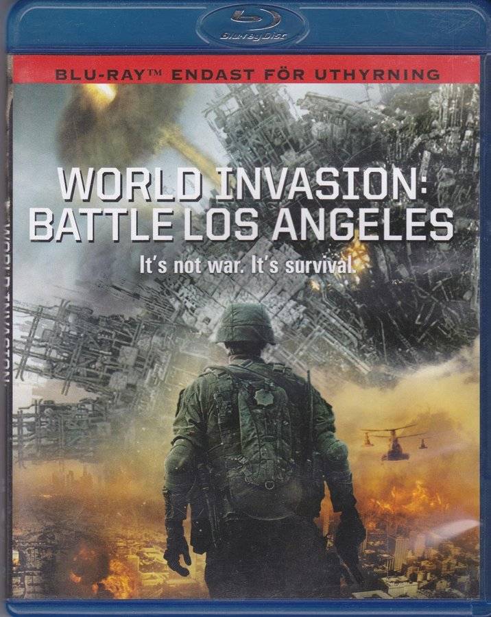 BluRay / World Invasion: Battle Los Angeles / Michelle Rodriguez / Ex-rental