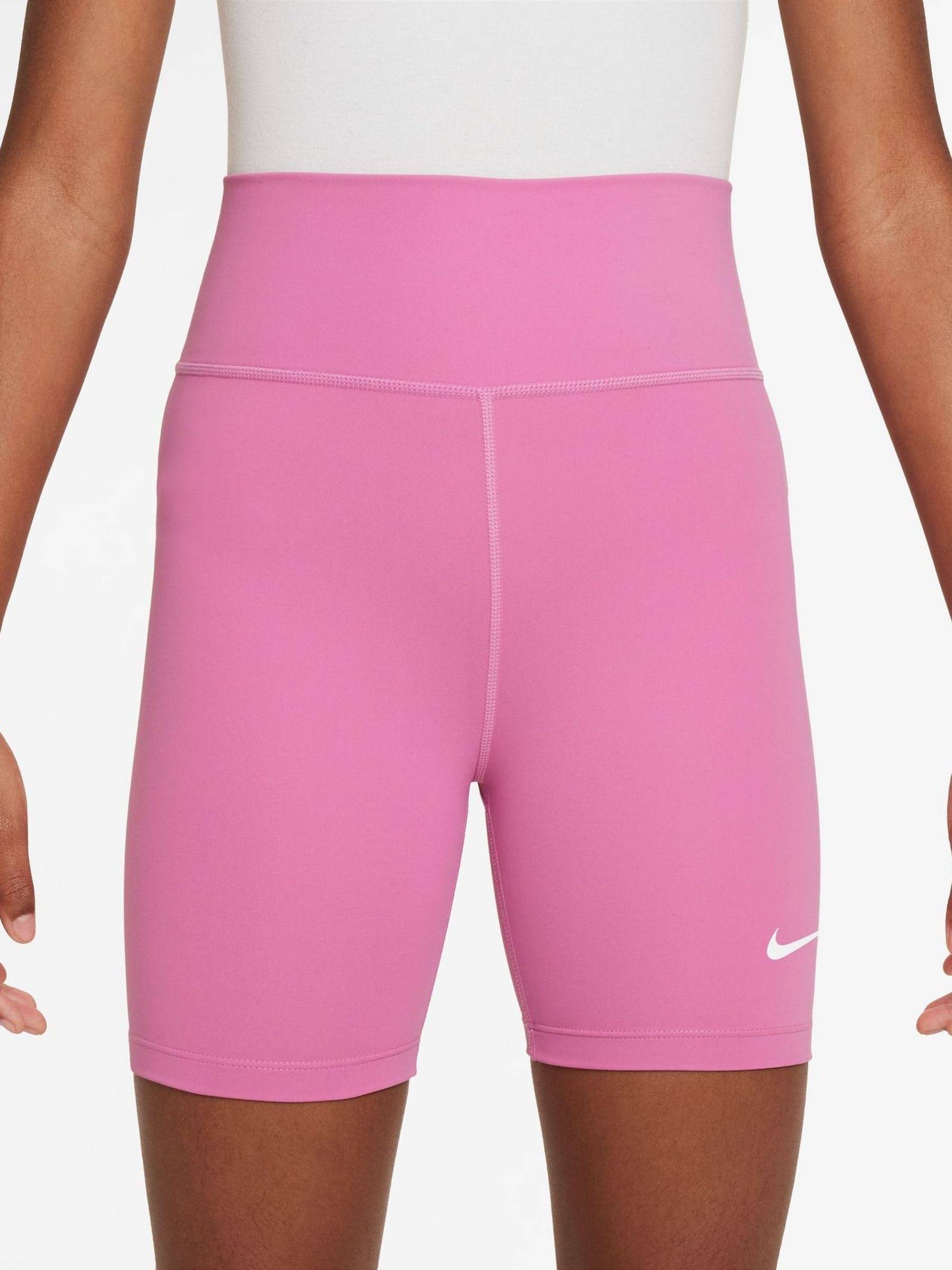 Nike Nike Playful Pink Dri-FIT One 5 Inch Bike Shorts - 152-158cm (12-13 Years)
