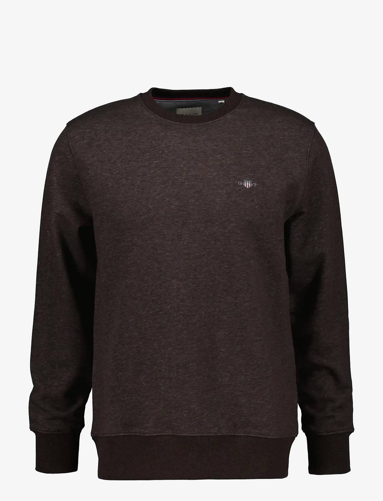 Gant Reg Shield C-Neck Sweat - Brown - S