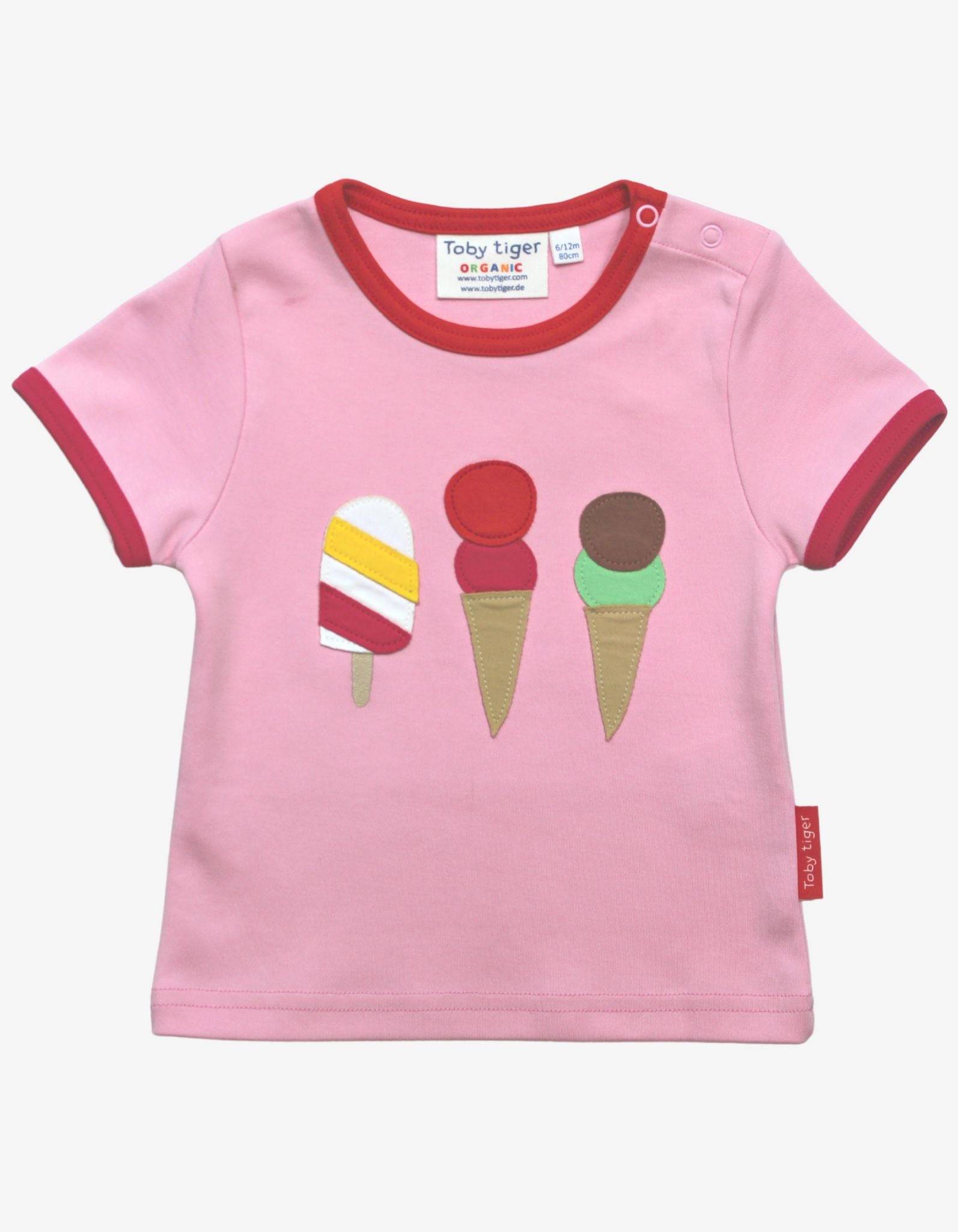 Organic Ice Cream Applique T-Shirt - 18-24m / 92cm