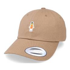 Scenes - Beige unconstructed Keps - Red Light Green Light Doll Tan Dad Cap @ Hatstore