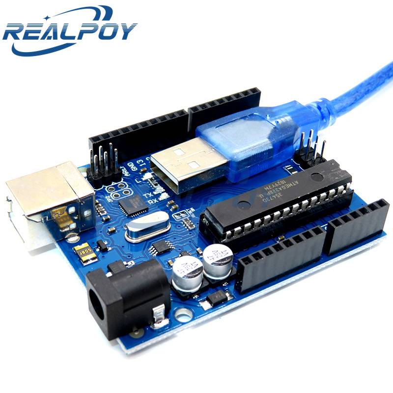 For UNO R3  ATMEGA16U2+MEGA328P Chip For Arduino UNO R3 Development board + USB CABLE