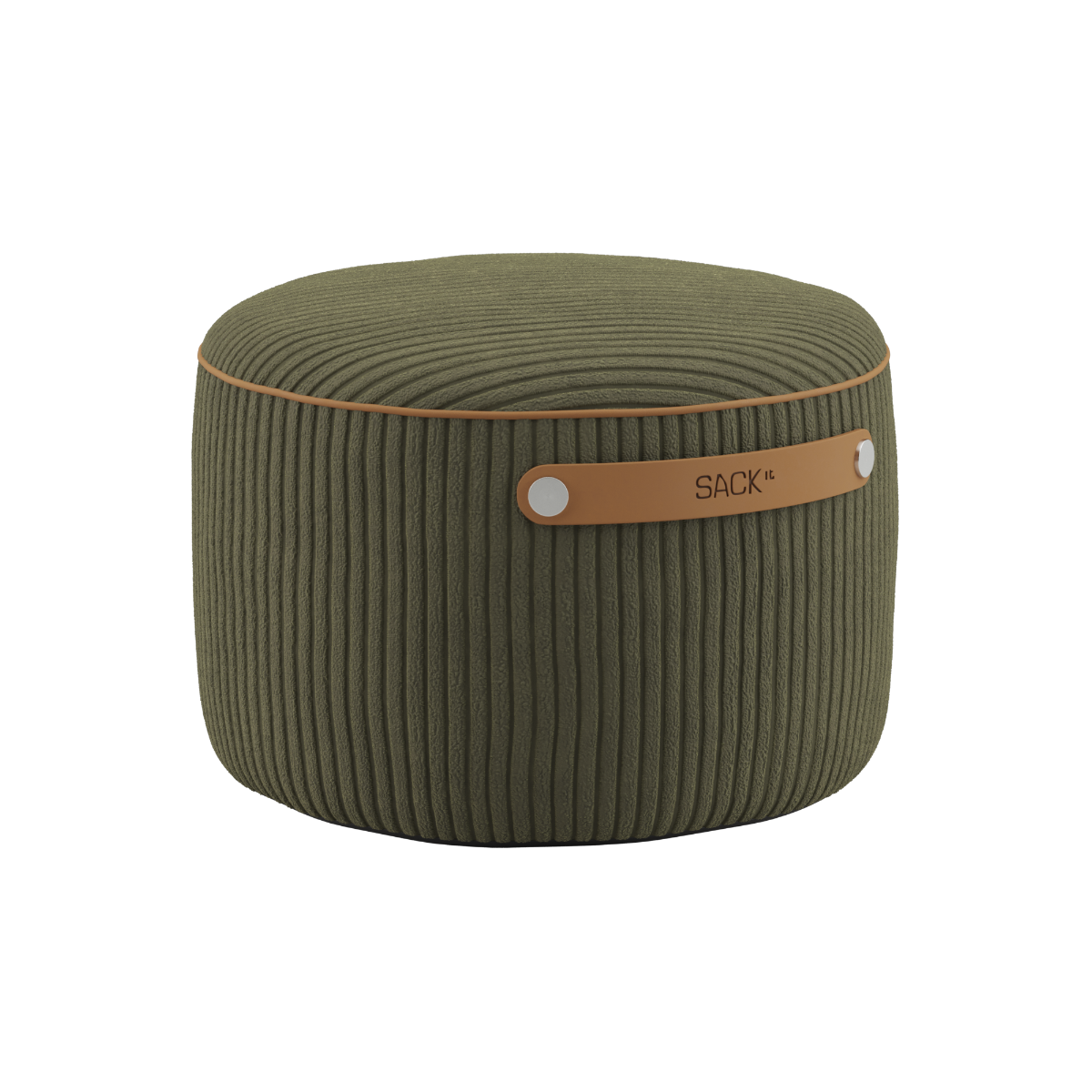 SACKit Pouf Indoor - Corduroy Olive.