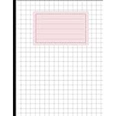 A4 Exercise Book Squared: Squared Paper 10mm | Gridded Notebook 44 | Light Pink