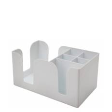 Hvid Barcaddy - Plast