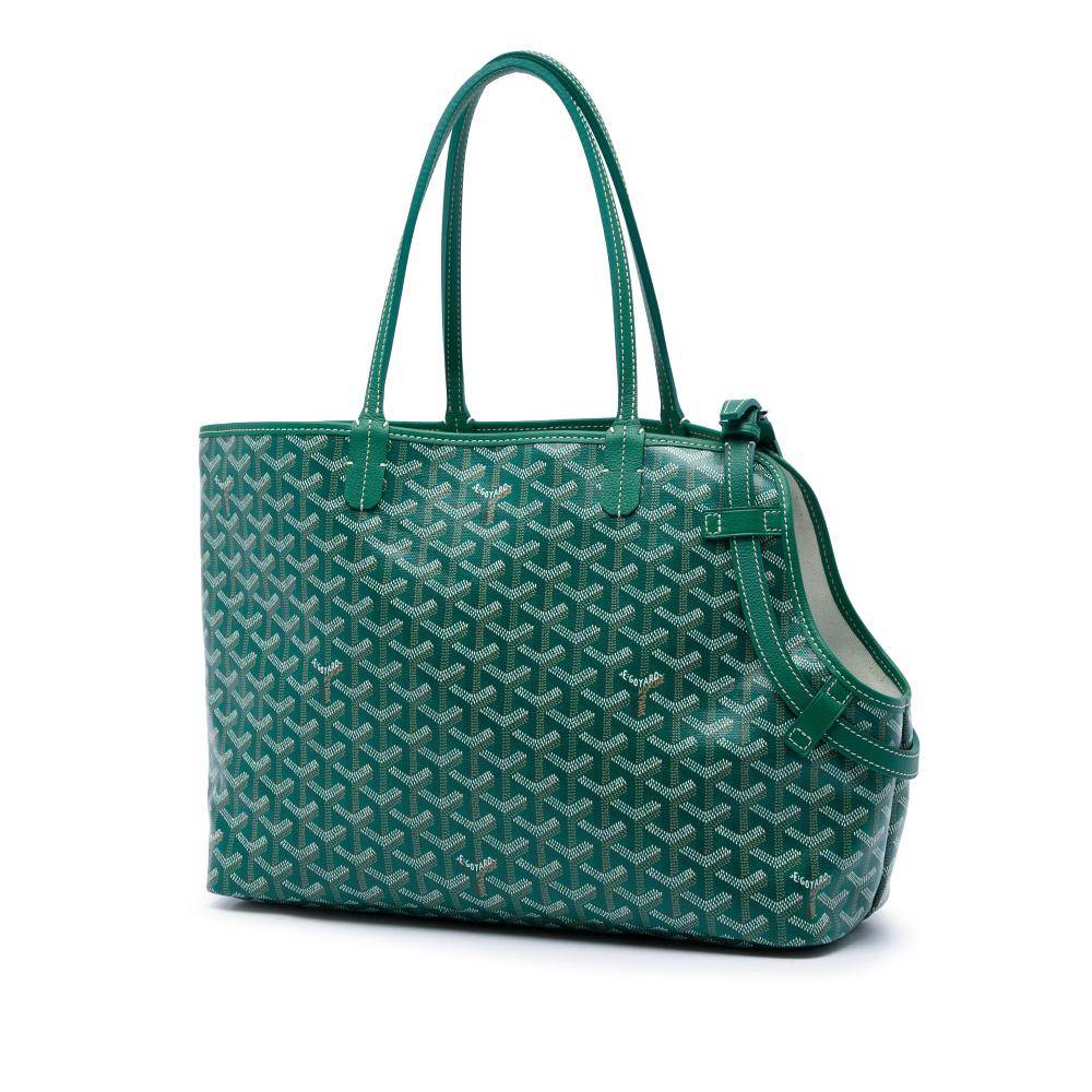 Goyard Vintage Tote Stl. - Totebags Från Magasin - Green (L 25cm x W 35cm x D 15cm)