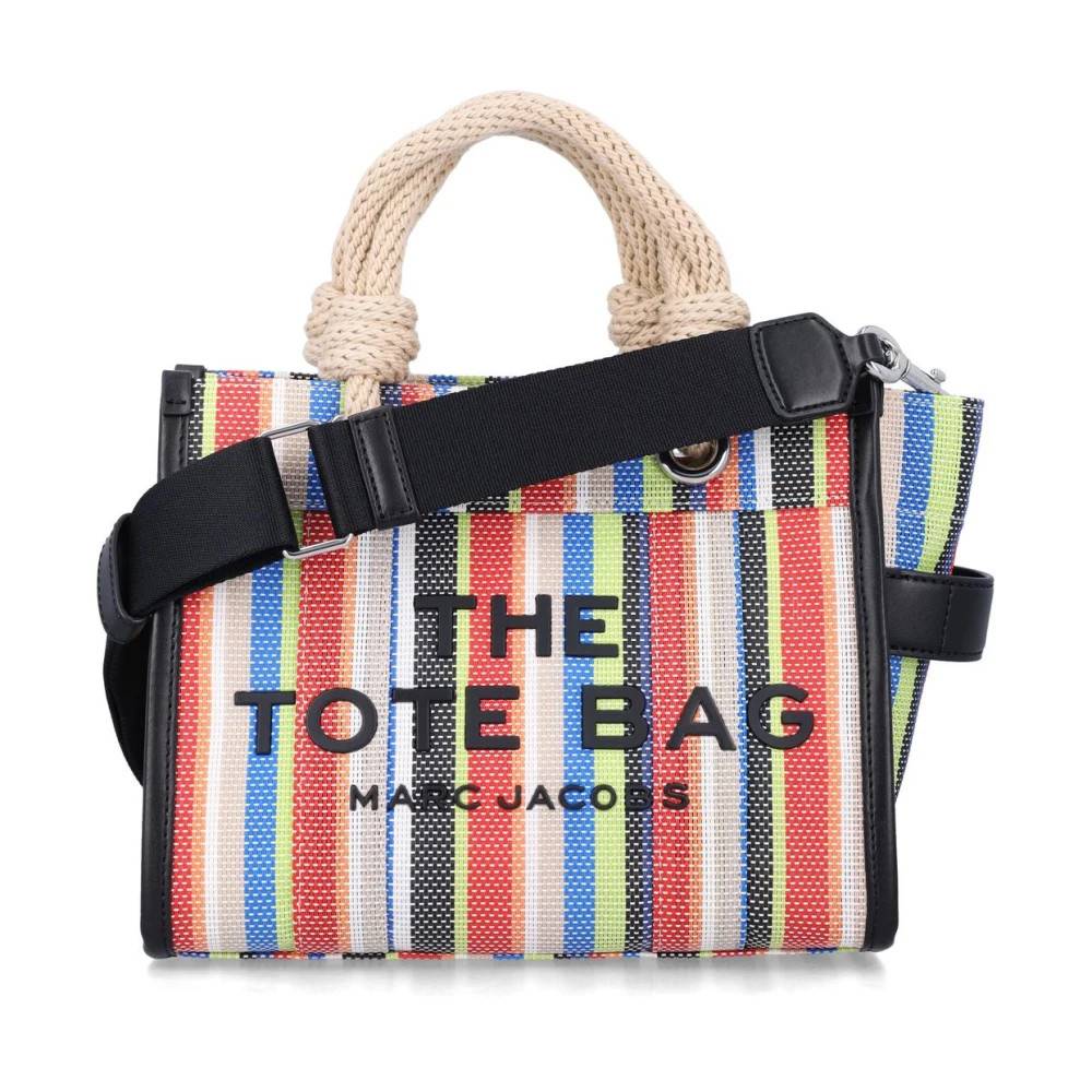 Marc Jacobs The Stripe Mesh Small Tote Bag - Tasker - Dame - Flerfarvet - ONE SIZE - Læder