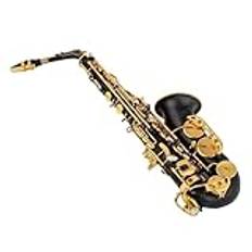 Professionell Saxofon Eb Altsax Unik Matt Svart Blå Röd Lila Nickelpläterad snidad yta E Flat Instrument Sax(Black)