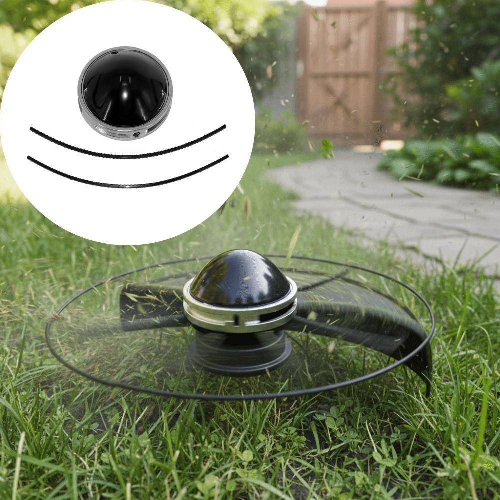Heavy-duty Metal Grass Trimmer Head Easy Load Design Line Trimmer Head  Garden Tool