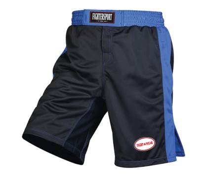 Fightersport MMA shorts "Power 2.0" Black and blue M
