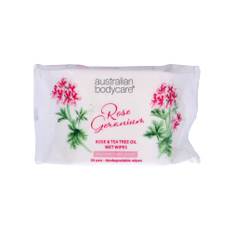 Australian Bodycare Rose & Tea Tree Oil Wet Wipes 24 stk.