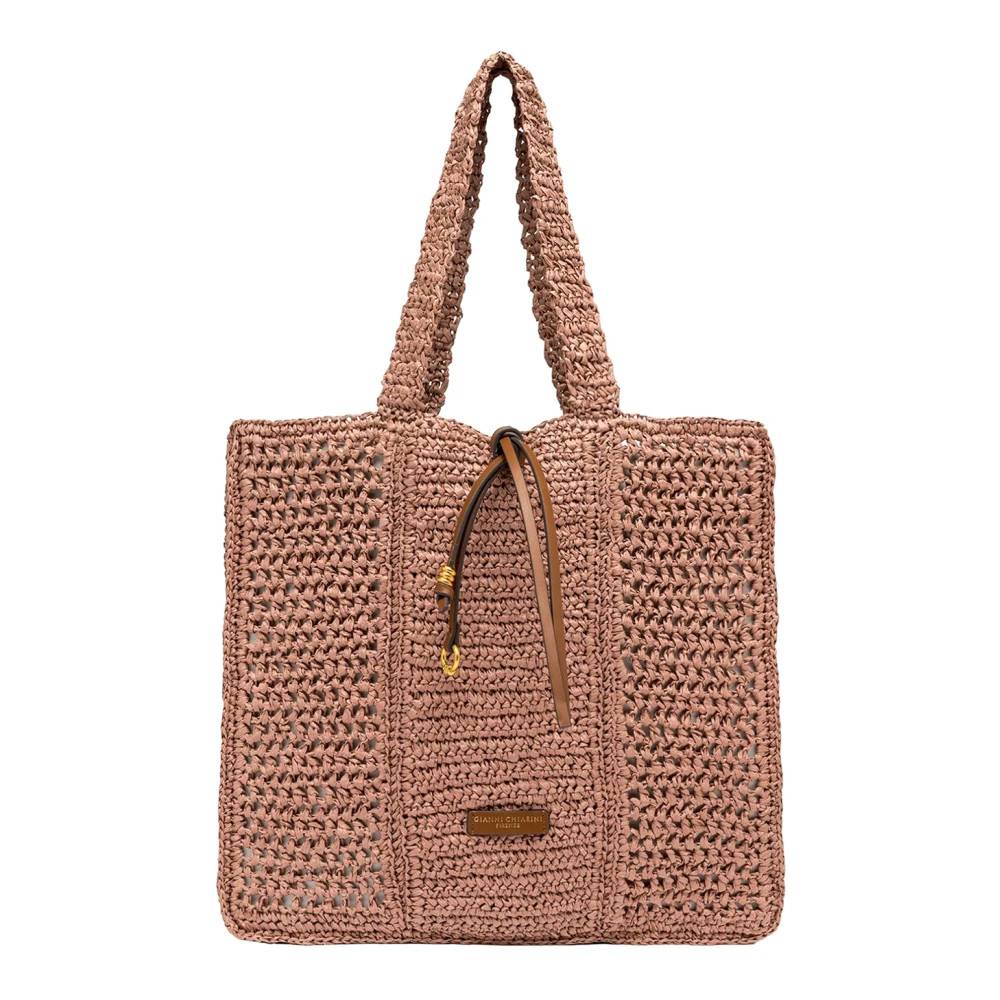 Gianni Chiarini Nefeli Shopper Bag - Tasker - Dame - Lyserød - ONE SIZE - Uld