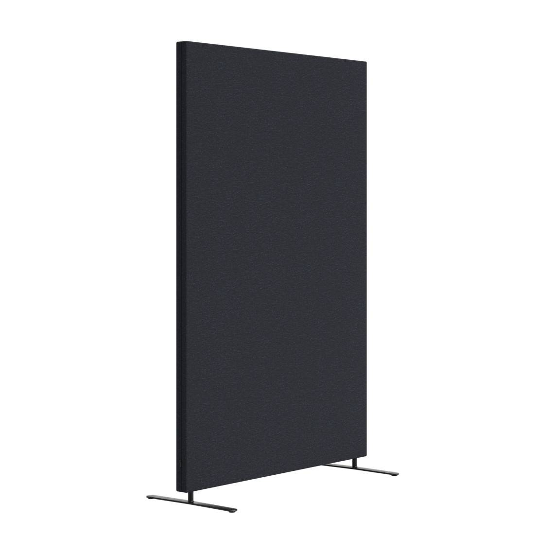Gulvskærm Soneo 30 - Inklusive skærmfødder, Størrelse B80 x H150 cm, Stof Salsa 61 - Mørkeblå.