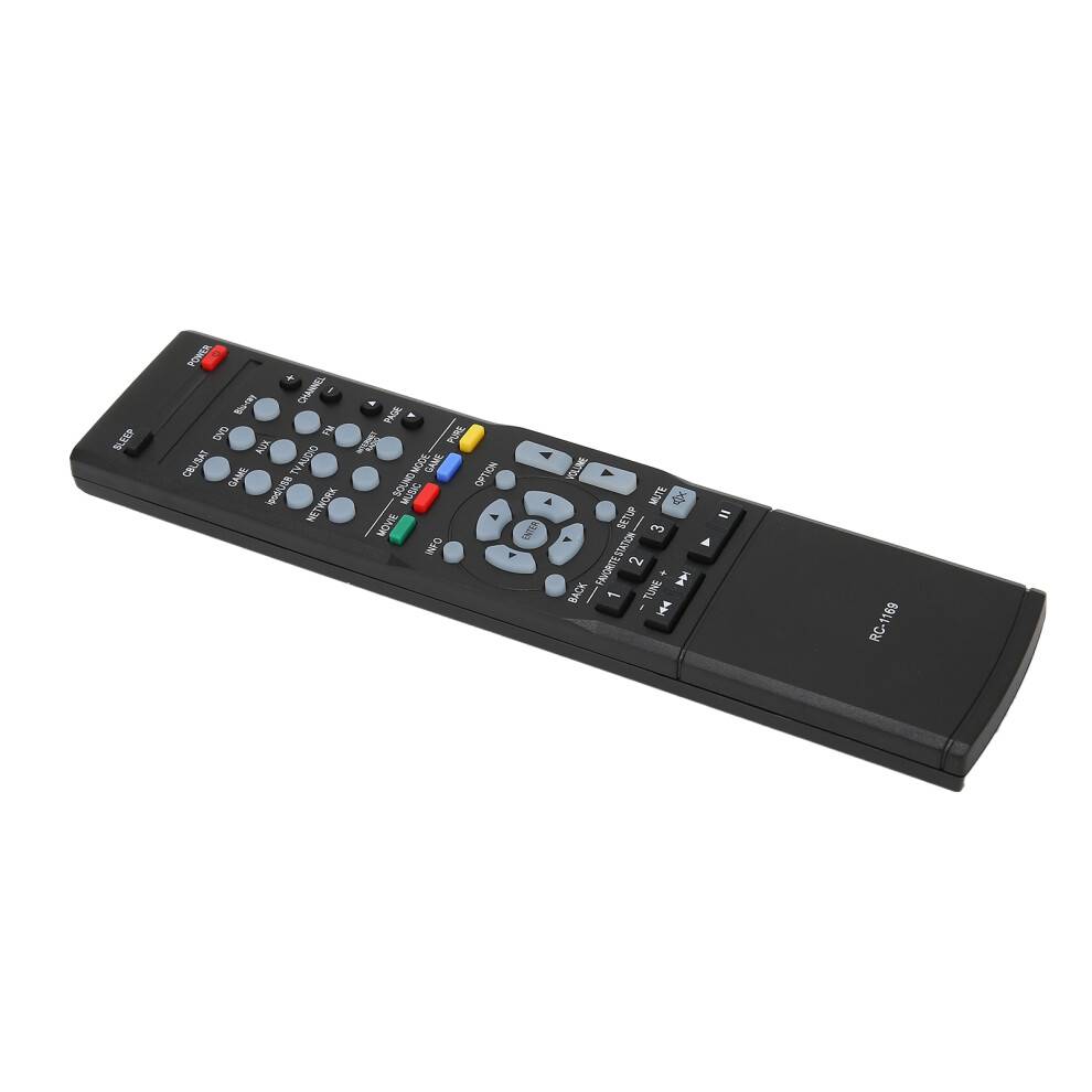 Ny udskiftet fjernbetjening til Denon AV-receiver. Erstatningsfjernbetjening med infrarød teknologi og direkte kanaladgang uden programmeringskrav.