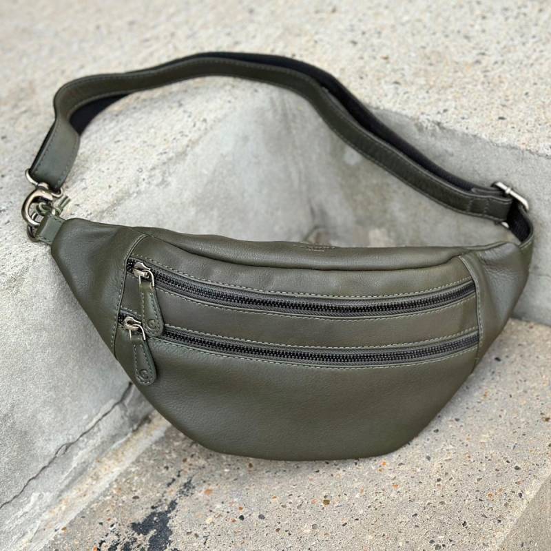 Tilde Bumbag i blød kalveskind - Vælg farve - Freja skind