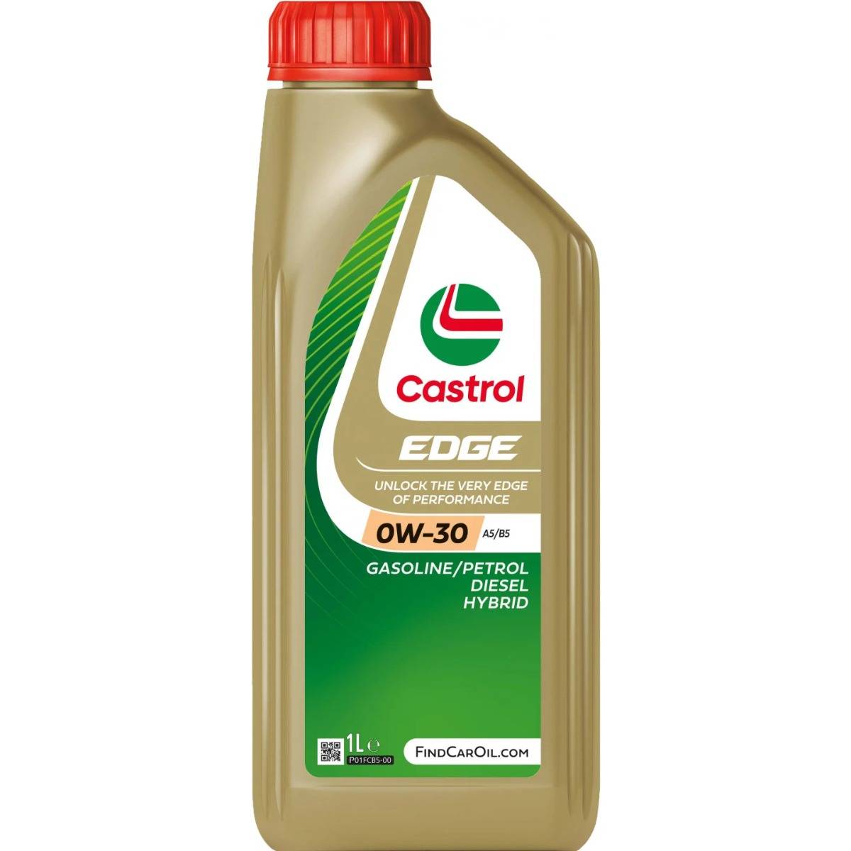 Castrol Edge A5/B5 Titanium 0W-30 Motorolja 1 l - Motorolja - Volvo - Toyota - Renault - Kia - Mitsubishi - Dacia - Mazda - Honda