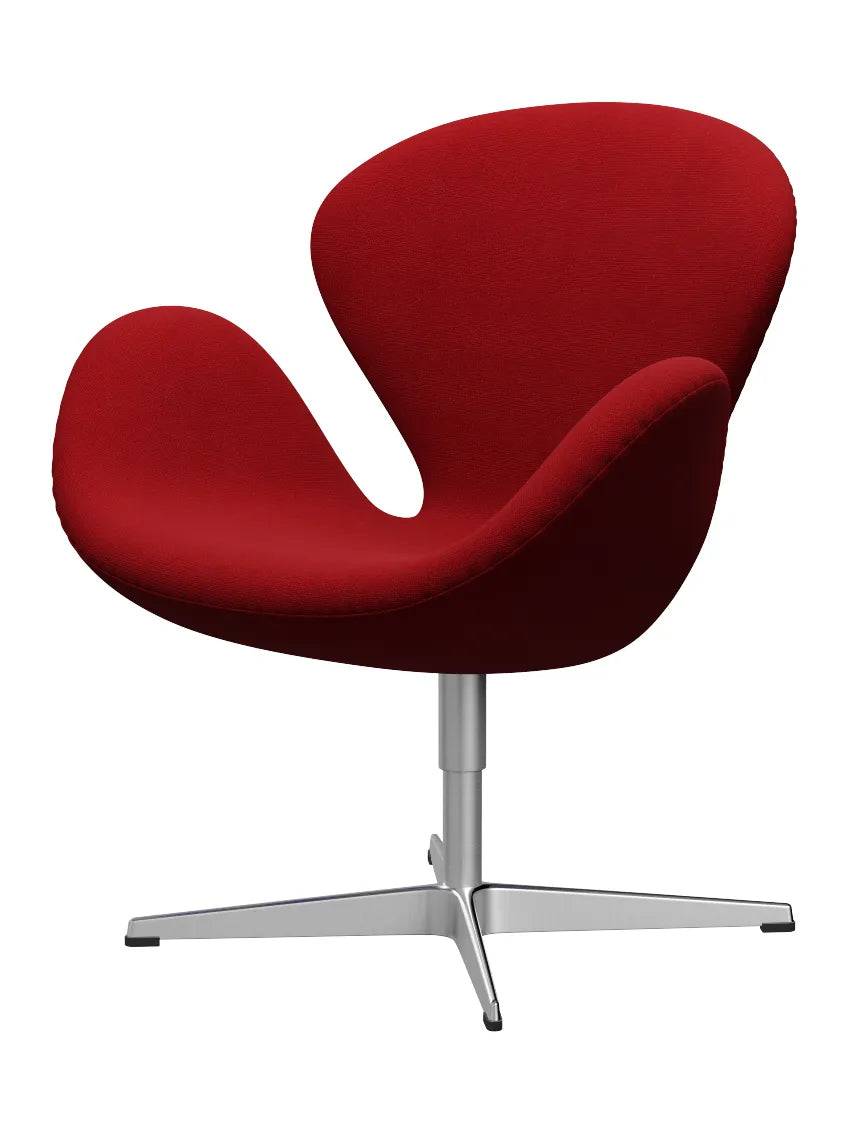 3320 Svanen i stof (prisgruppe 2) af Arne Jacobsen Hallingdal / 674 Classic red - Jacobsen Plus