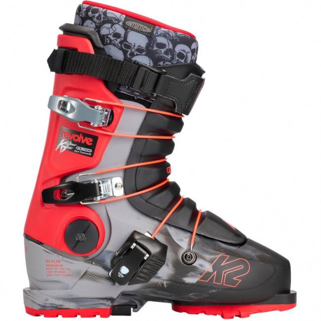 K2 Revolve KF, Pjäxor, Herr, Grå/Röd