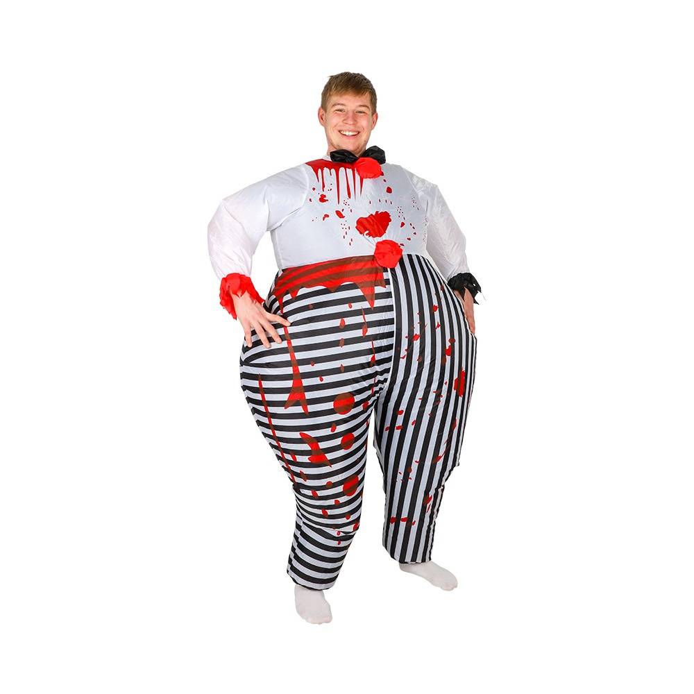 Oppusteligt Klovnekostume