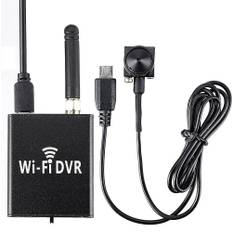 WIFI Spionkamera, superliten lins, mikrofon, 1080p full hd, MicroSD DVR lagring