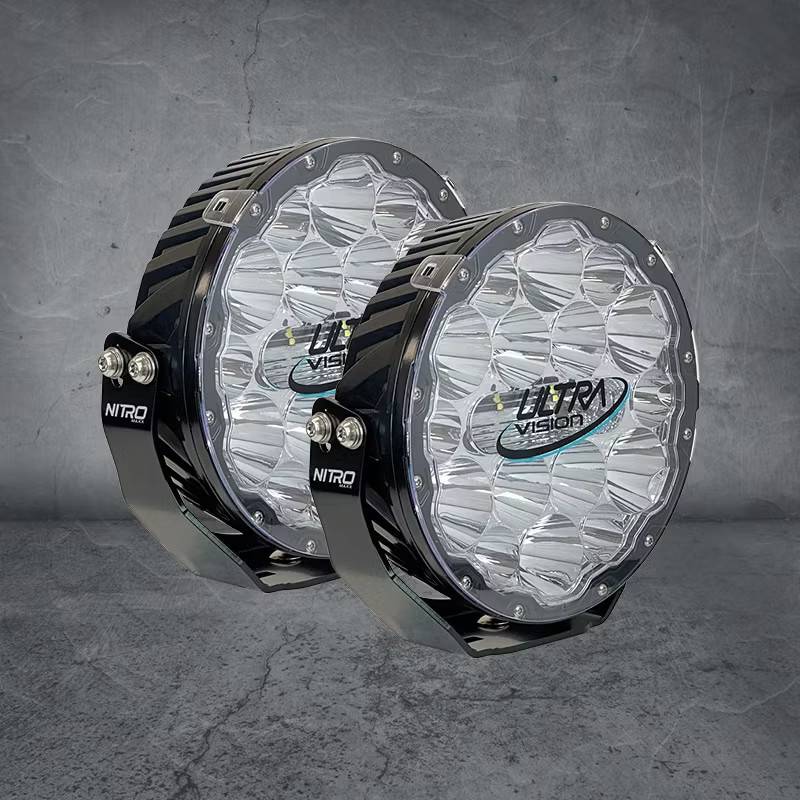 Led extraljus 9 tum - Ultra Vision Nitro Maxx Combo 2-pack