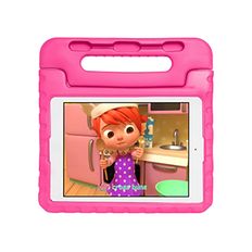 iPad 2/3/4 - EVA Børnevenligt Stødsikkert Cover M. Stander - Pink