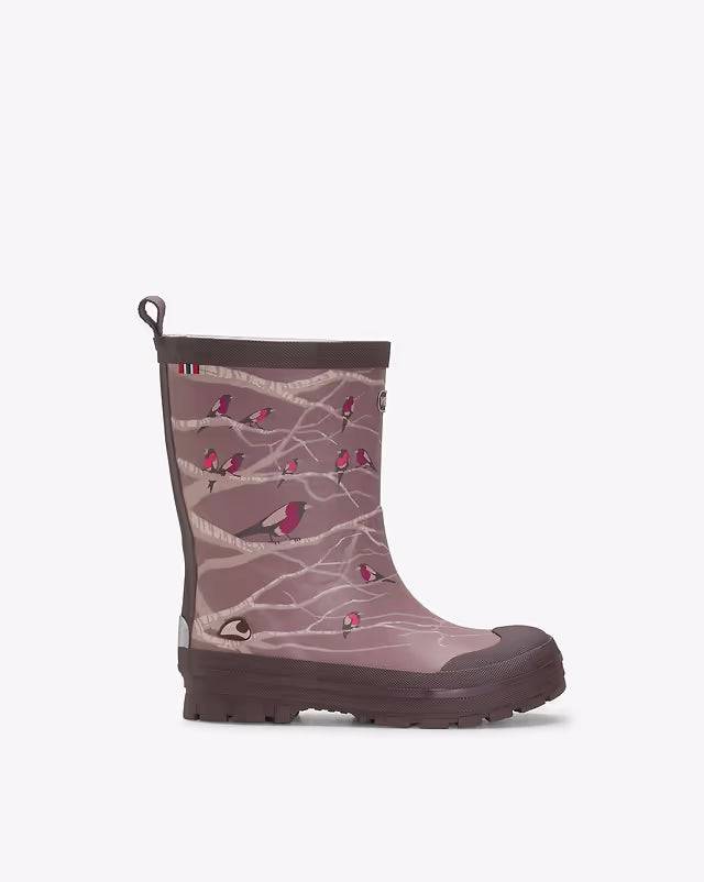 Viking Jolly Print Warm Kids Termostøvler Børn - Dusty Pink/Multi - Dusty Pink/Multi / 25