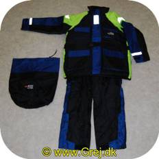ABU Flotation suit str. M - 2 delt - Flydedragt - Blå/gul/sort