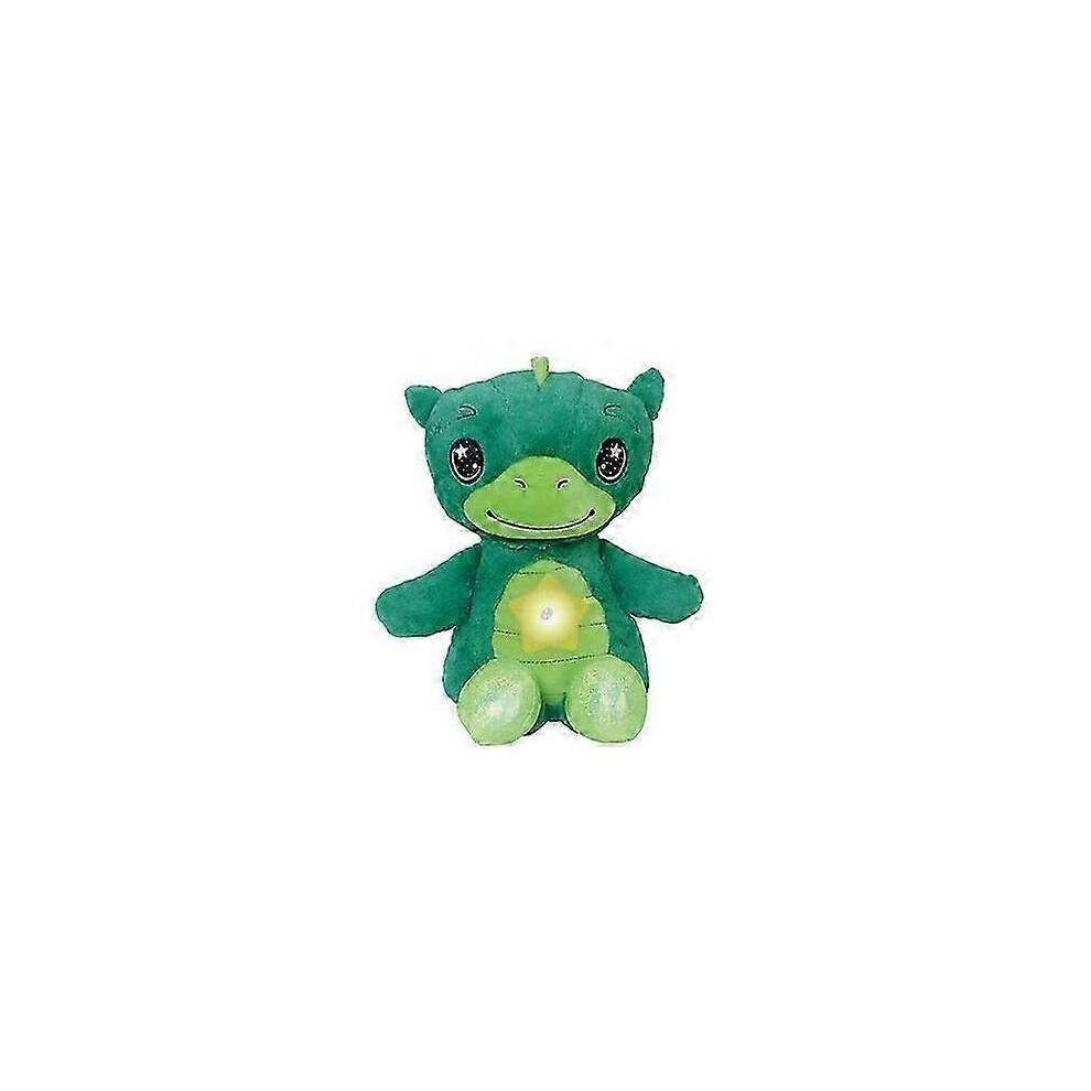 (With music, Green frog) Children's animal starry sky projection lamp sleeping lamp doll projection lamp 25-26s