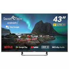Smart Tech Monitor 43 Zoll 4K UHD, Android TV, Wi-Fi, DVB-T2/C/S2, HbbTV, Netflix, YouTube, Dolby Audio, 2023 [43UA20V3]