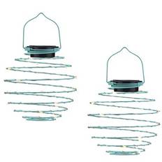 Spiral solcellebelysning lille model 2 stk - 12 cm