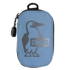 Key Case Recycle Oval Key Zip Case Blue [Chums] blå