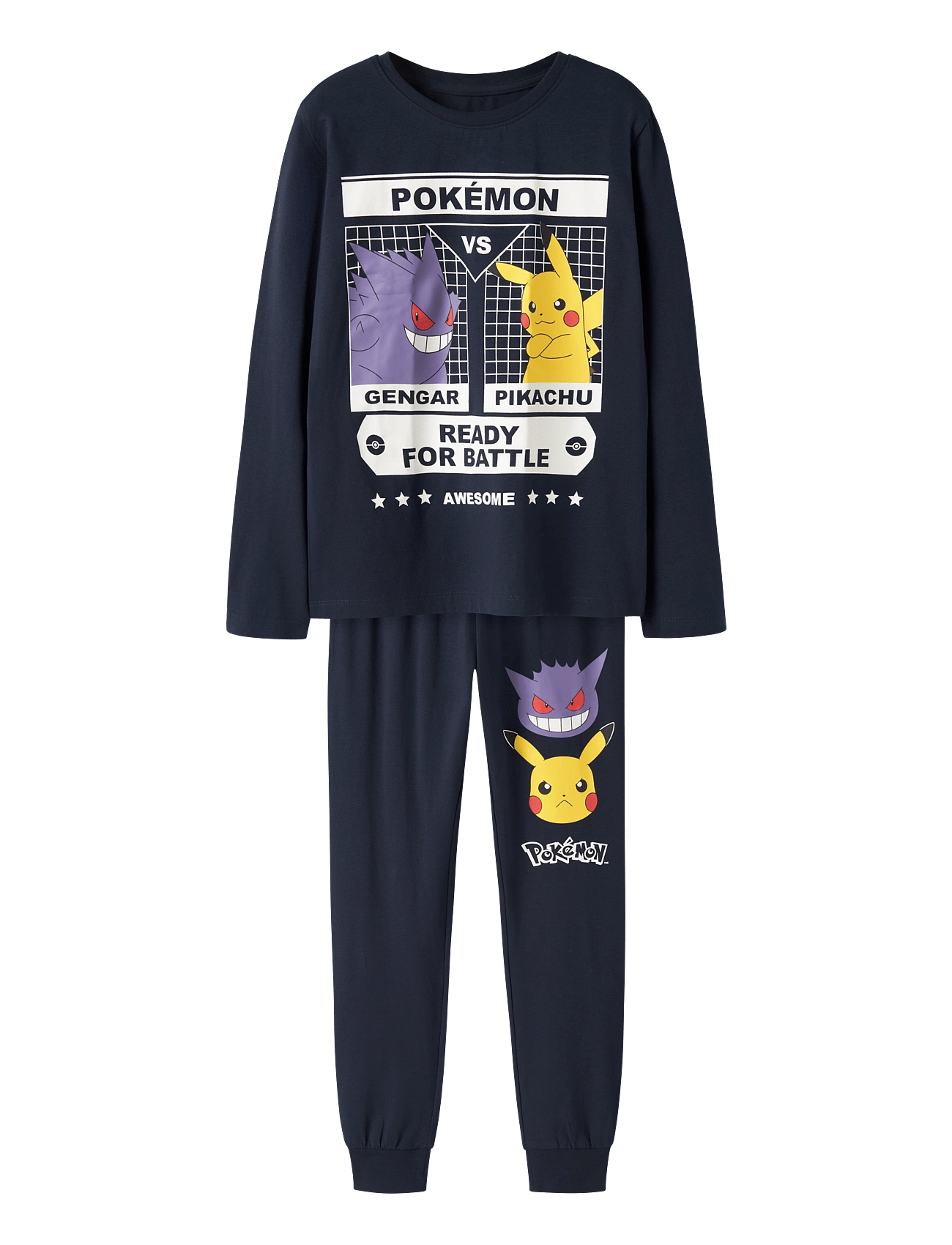 name it Nkmsux Pokemon Ls Nreg Nightset Noos Sky - Navy - 98-104
