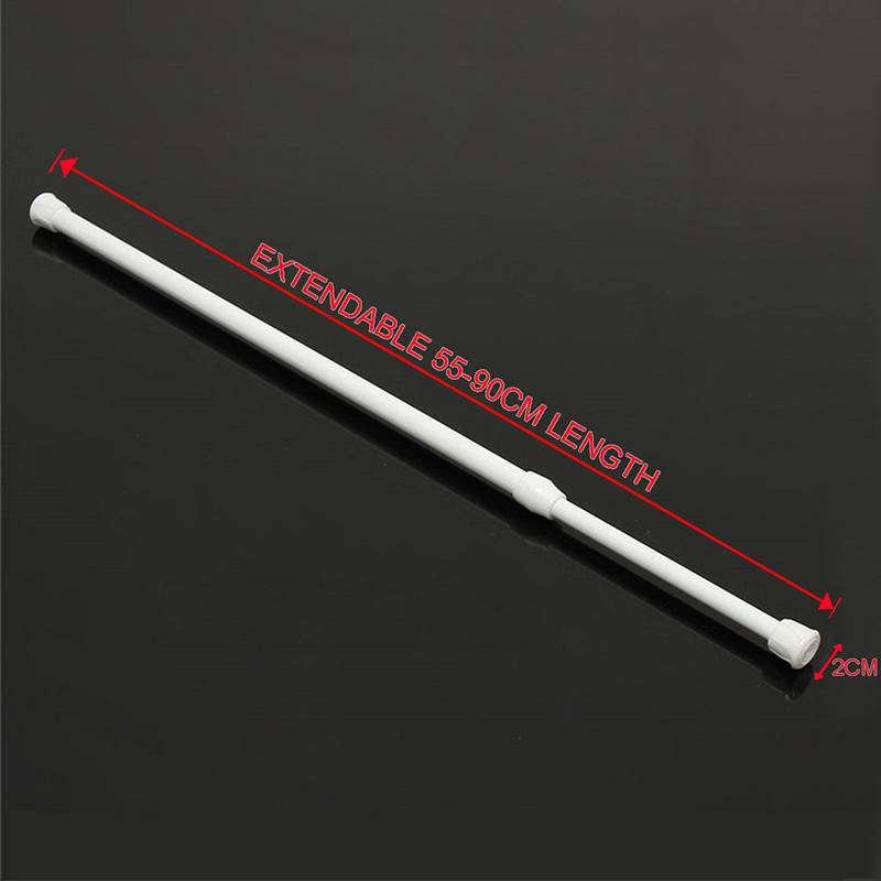 Utbyggbar Duschdraperistång - 55-90cm