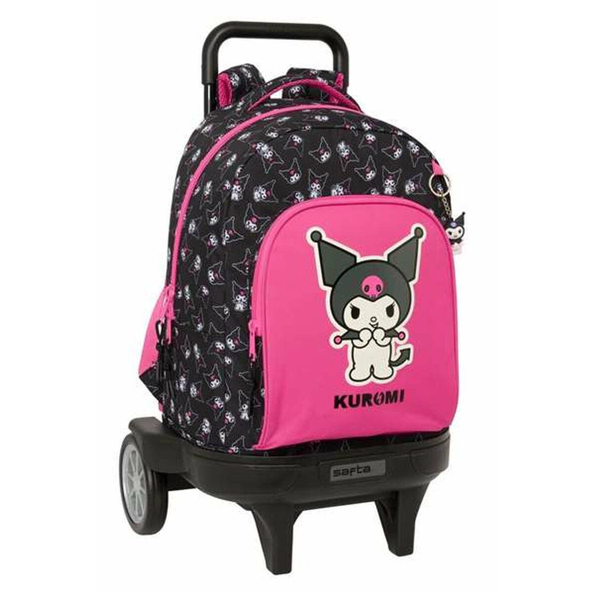 Skoletaske Kuromi Sort Fuchsia 33 x 45 x 22 cm