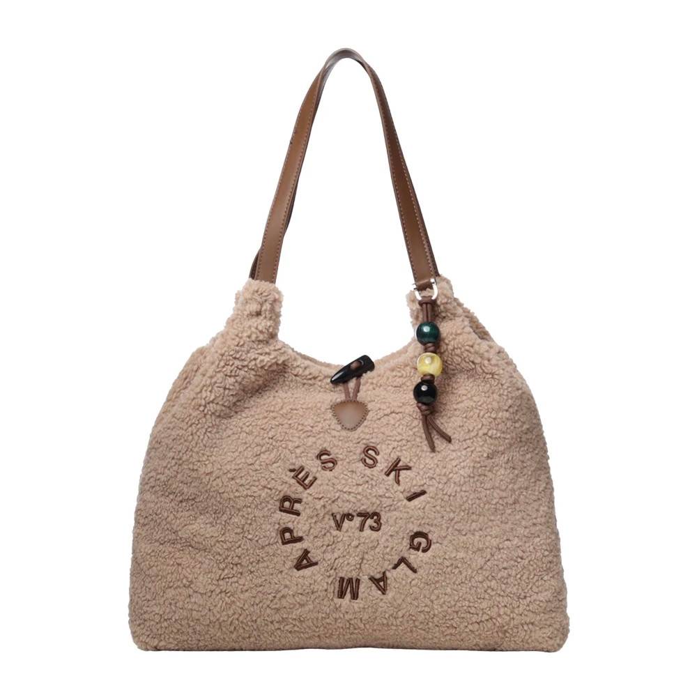 V73 Glam Tote - Tasker - Dame - Beige - ONE SIZE - Uld