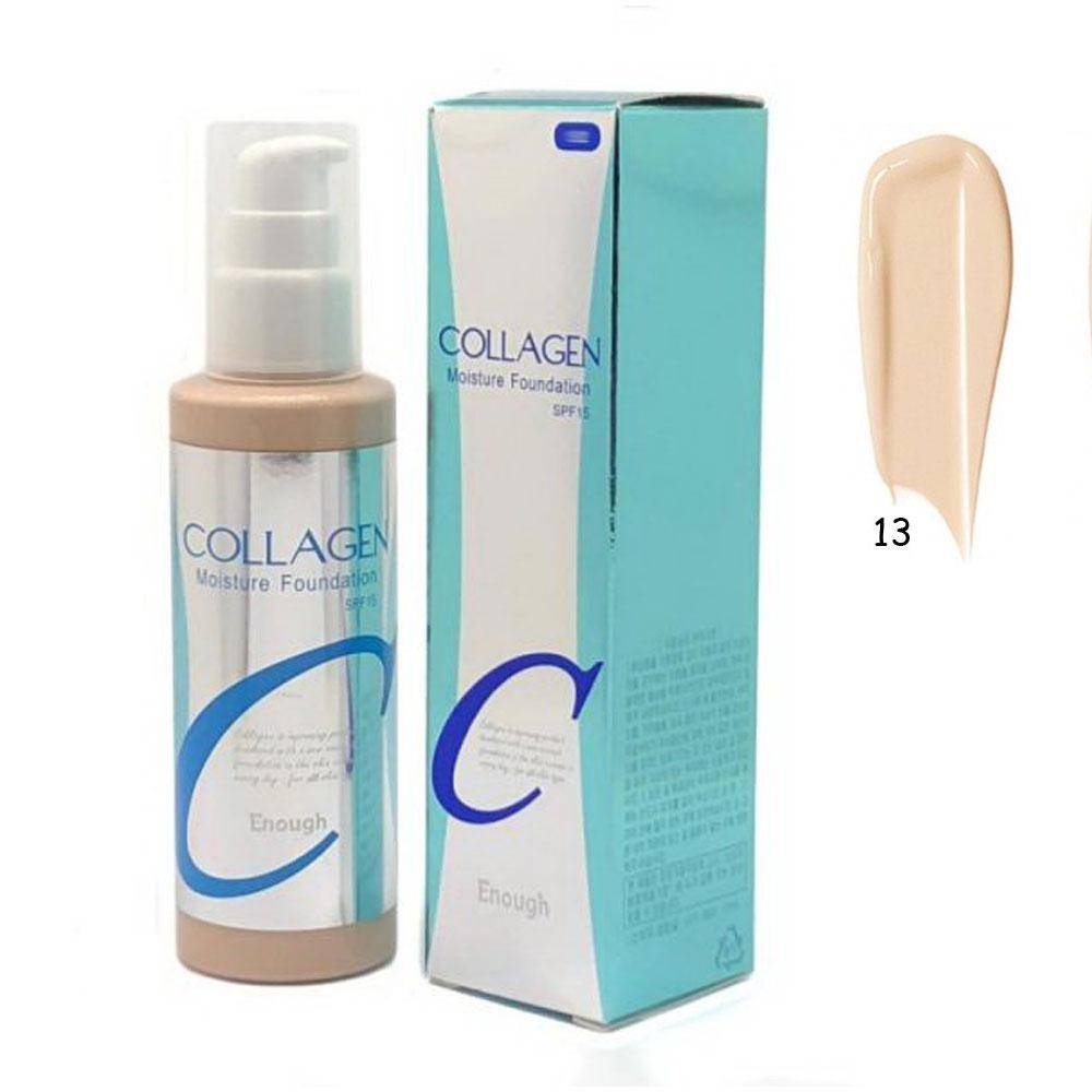 ENOUGH Collagen Moisture Foundation #13 Ljusbeige, 100ml white
