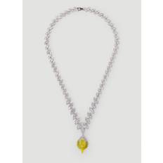 Ottolinger Diamond Dip Necklace - Mann Schmuck Silver One Size