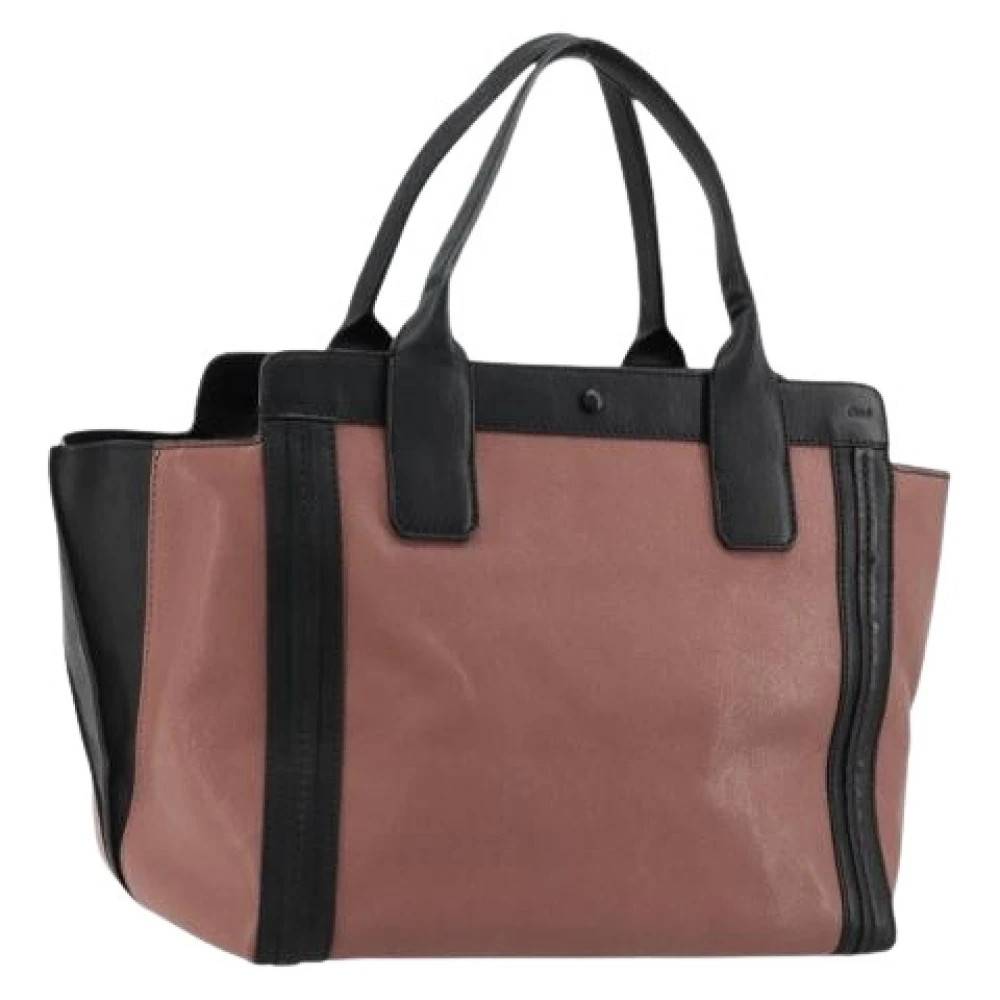 Chloé Pre-owned Pre-owned Hand Bag - Vintage - Dame - Lyserød - ONE SIZE - Uld